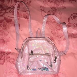 Ardene Pink Mini Backpack